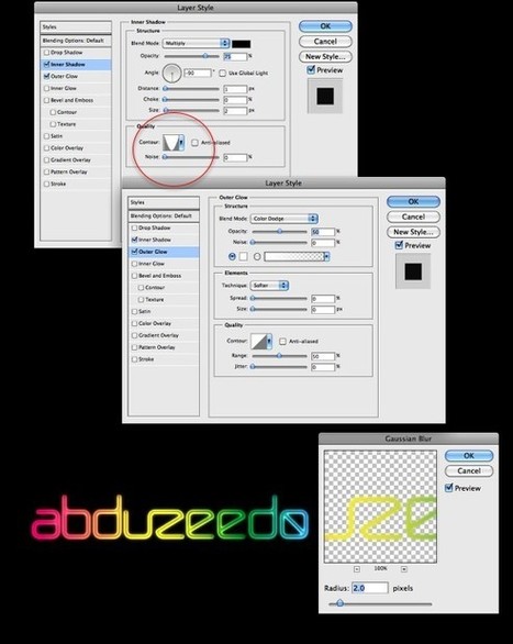 Photoshop Quick Tips: Neon with Layer Styles | Photo Editing Software and Applications | Scoop.it