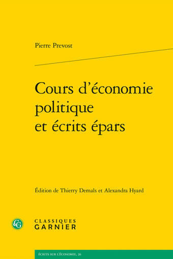 Pierre Prevost : Cours d'économie politique et écrits épars | Les Livres de Philosophie | Scoop.it