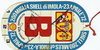 Ductalk History Lesson | Rare Ducati Treasures |  1972 Imola Pit Pass, autographed by race winner Paul Smart | Ductalk: What's Up In The World Of Ducati | Scoop.it