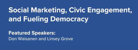 ISMA Webinar: Social Marketing, Civic Engagement, and Fuelling Democracy | Italian Social Marketing Association -   Newsletter 218 | Scoop.it