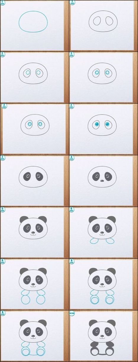 How To Draw A Panda | Drawing and Painting Tutorials | Scoop.it