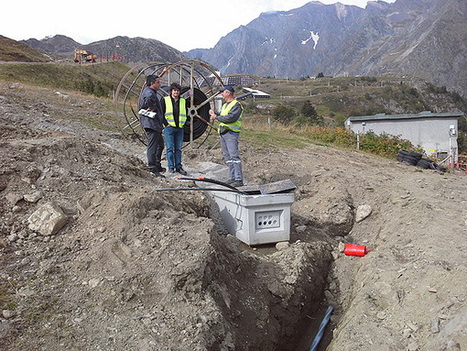 Piau-Engaly : le Conseil général et ERDF posent en commun réseau électrique et fibre optique | Vallées d'Aure & Louron - Pyrénées | Scoop.it