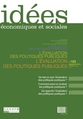 Revue Idées économiques et sociales 2018/3 - Número dedicado a la Evaluación | Evaluación de Políticas Públicas - Actualidad y noticias | Scoop.it