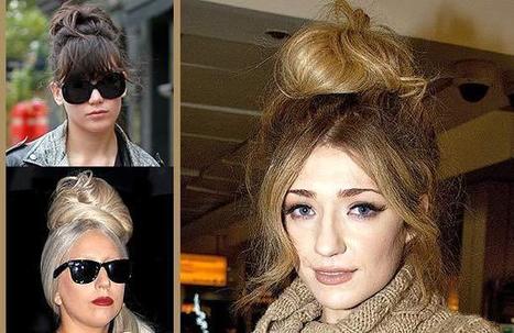 Turbo Top Knots! Lady Gaga, Tulisa, Gwen Stefani and Nicola Roberts with HIT Christmas hair trend – here’s how: | kapsel trends | Scoop.it