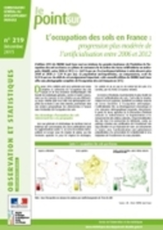 L’occupation des sols en France : progression plus modérée de l’artificialisation entre 2006 et 2012 | Veille territoriale AURH | Scoop.it