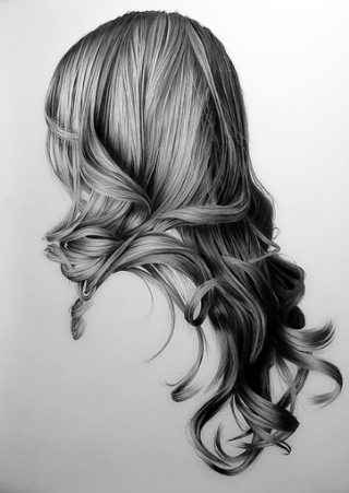 Amazing Pencil Drawings of Hair - Fine Art Blogger | Drawing and Painting Tutorials | Scoop.it