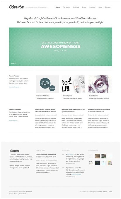 35 Really Cool WordPress Themes | Wordpress templates | Scoop.it