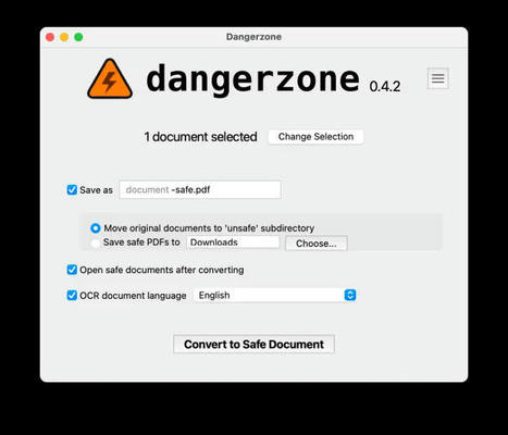 Dangerzone – Comment ouvrir des documents à risques sans prendre de risques ? | UseNum - Ressources pédagogiques | Scoop.it