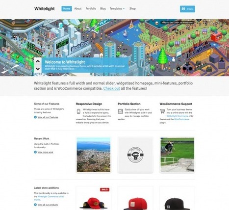 25 Sleek Blogfolio WordPress Themes | Design Woop | The Web Design and Development Blog | Wordpress templates | Scoop.it