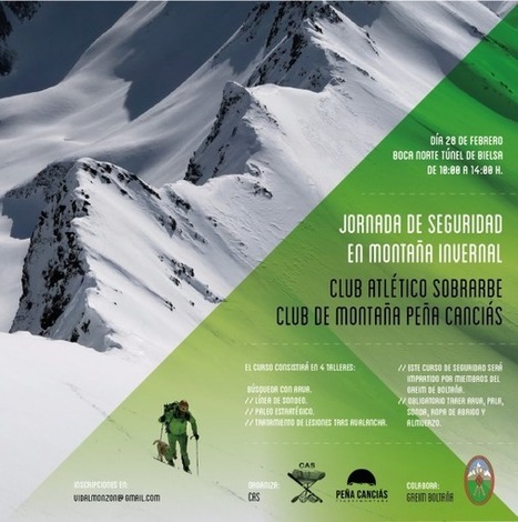 NUEVA JORNADA DE PRÁCTICA EN RESCATE POR AVALANCHAS. 28 DE FEBRERO. SÁBADO. | Club CAS - Club Atletico Sobrarbe | Vallées d'Aure & Louron - Pyrénées | Scoop.it