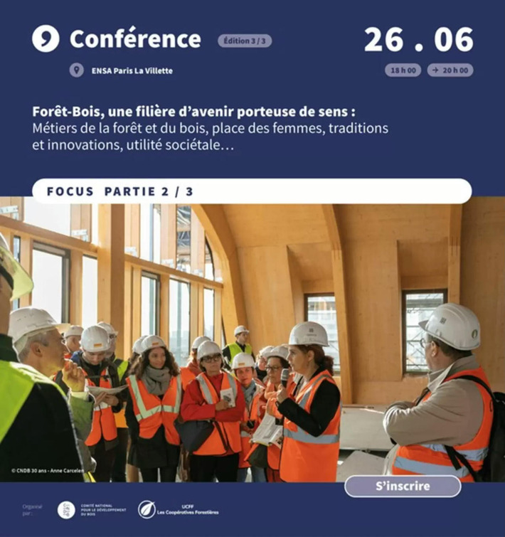 Conférence-débat "Forêt-bois, une filière porteuse de sens" | Découvrir, se former et faire | Scoop.it