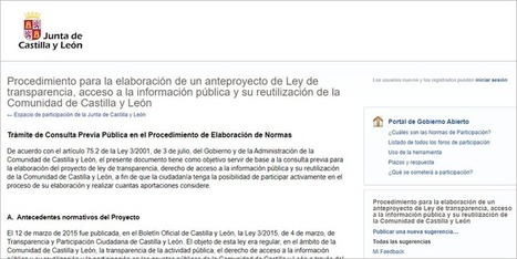 Nueva iniciativa sobre ley de transparencia en Castilla y León | Evaluación de Políticas Públicas - Actualidad y noticias | Scoop.it