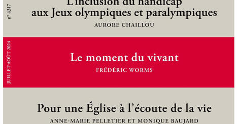 Études 2024/7-8 (Juillet-Août) : Le moment du vivant | Les Livres de Philosophie | Scoop.it