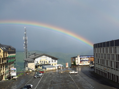 Arc-en-ciel sur le Pla, ce jour - Photo Michèle Sérié | Vallées d'Aure & Louron - Pyrénées | Scoop.it