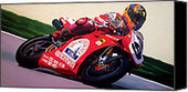 Neil Hodgson | Ducati World Superbike Painting by Jeff Taylor  | fineartamerica.com | Ductalk: What's Up In The World Of Ducati | Scoop.it