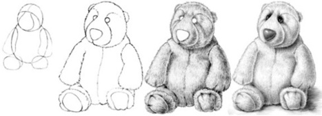 Teddy Bear Drawing Tutorial | Drawing and Painting Tutorials | Scoop.it