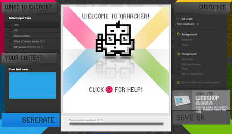 Custom QR Code Generator: QRhacker.com | Web Publishing Tools | Scoop.it