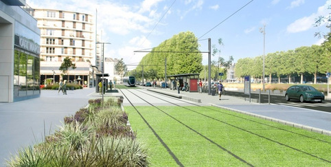 Caen - Le futur tramway de Caen change de route. La ligne 3 amputée du boulevard Maréchal Leclerc | Veille territoriale AURH | Scoop.it