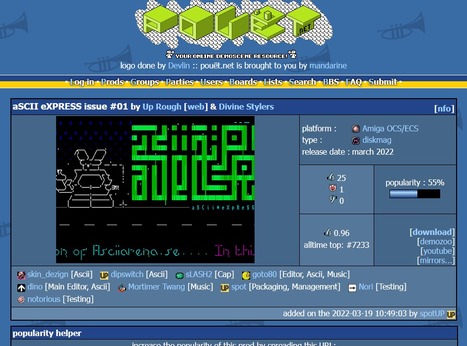 aSCII eXPRESS issue #01 by Up Rough & Divine Stylers | ASCII Art | Scoop.it