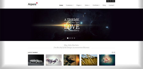 20 Themes Wordpress Surprenants pour Septembre 2011 - WP Themes Pro | Wordpress templates | Scoop.it