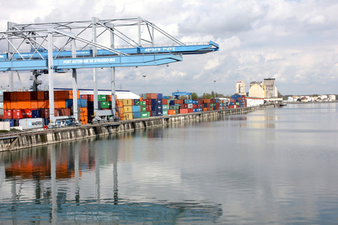 Port de Strasbourg - gros temps sur le conteneur rhénan | Veille territoriale AURH | Scoop.it