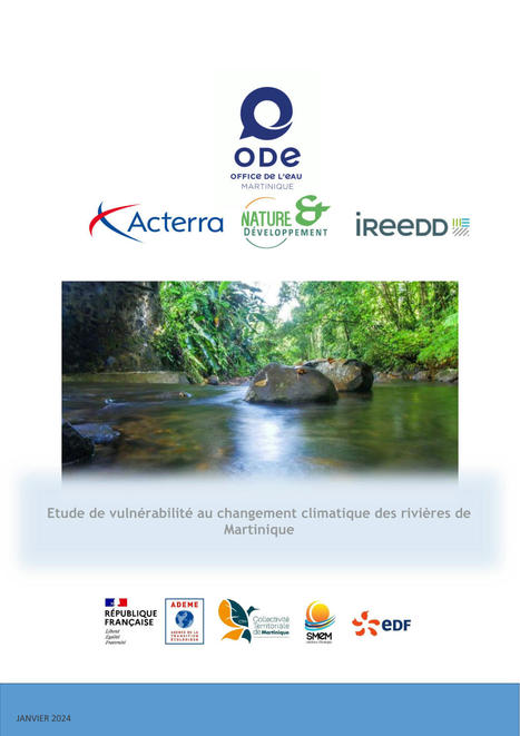 Etude de vulnérabilité au changement climatique des rivières de Martinique - Observatoire de l'Eau - Martinique | Changement climatique & Biodiversité | Scoop.it
