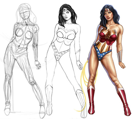 Wonder Woman Painting Tutorial | Drawing and Painting Tutorials | Scoop.it