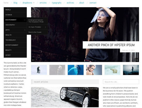 28 Free Responsive Wordpress Themes | Design Inspiration | Wordpress templates | Scoop.it