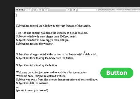 Clickclickclick.click by Moniker – Revealing browser events that monitor our online behaviour / #netart #mediaart | Digital #MediaArt(s) Numérique(s) | Scoop.it