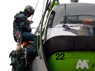 Aramón se doctora en seguridad con una evacuación en helicóptero pionera en España | Vallées d'Aure & Louron - Pyrénées | Scoop.it