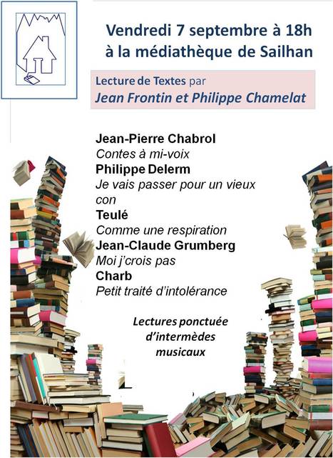 Séance de lecture publique à la médiathèque de Sailhan le 7 septembre | Vallées d'Aure & Louron - Pyrénées | Scoop.it