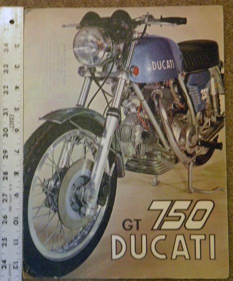 Ducati 750 GT Factory Literature | eBay | Ductalk: What's Up In The World Of Ducati | Scoop.it