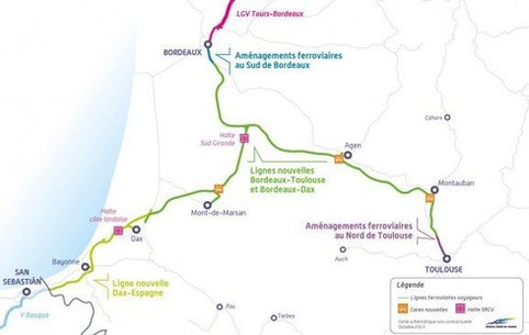 Le Grand Projet Ferroviaire du Sud-Ouest sera bien déclaré d’utilité publique | Veille territoriale AURH | Scoop.it