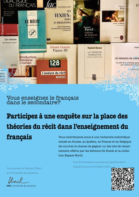 Quelle place pour la théorie du récit dans l’enseignement du français ? | Site Magister | Scoop.it