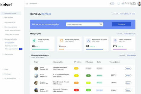 Kelvin lève 5 millions d’euros pour son logiciel générant des plans de rénovation énergétique | Levée de fonds & Best practice Startups | Scoop.it