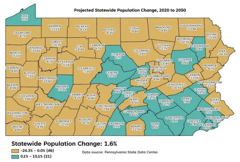Majority of PA Counties – Including Bucks – Projected to Lose Population by 2050 | Newtown News of Interest | Scoop.it