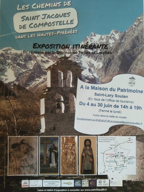 Exposition sur les chemins de Saint-Jacques de Compostelle du 4 au 30 juin à la Maison du Patrimoine à Saint-Lary Soulan | Vallées d'Aure & Louron - Pyrénées | Scoop.it