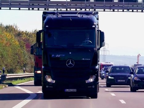 Mercedes self-driving big-rig on a public highway - Business Insider | New Technology | Scoop.it