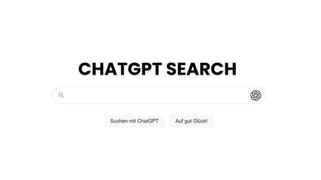 ChatGPT Search - Neue Suchmaschine von OpenAI? | Medien – Unterrichtsideen | Scoop.it