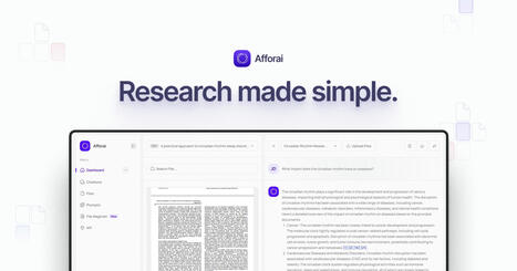 Afforai - Powerful AI Research Assistant & Chatbot | Tools for Teachers & Learners | Scoop.it